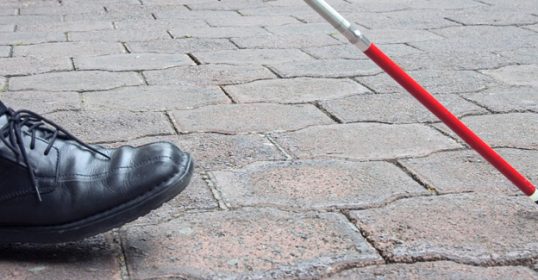 Picture of Red and White cane